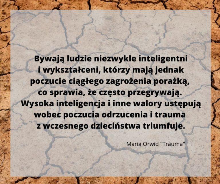 TRAUMA MA RÓŻNE OBLICZA – trauma relacyjna to też trauma.