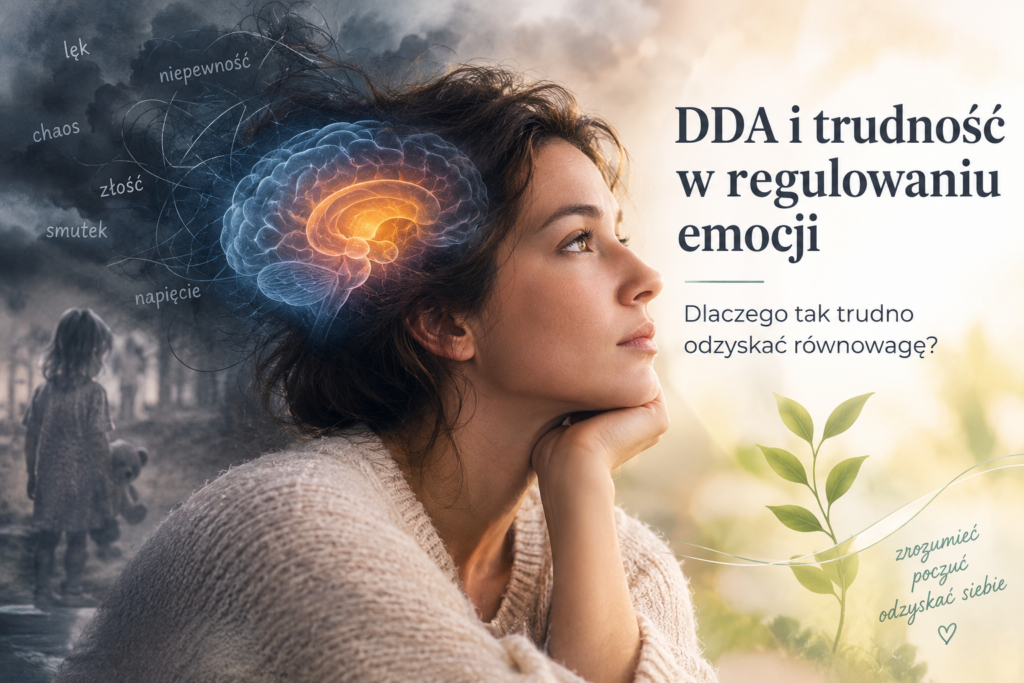 DDA i trudność w regulowaniu emocji. Dlaczego tak trudno odzyskać równowagę?